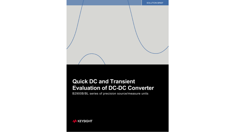 Quick DC and Transient Evaluation of DC-DC Converter